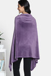 Zivame Velour Sleep Shrug - Purple Pennat — thumbnail 3